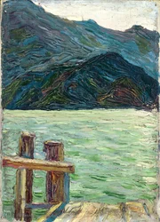 Kochelsee över bukten, 1902